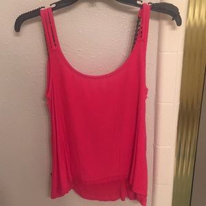 Hot pink tank top